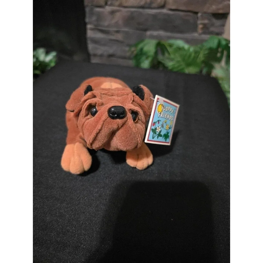 Floppy Friends vintage Shar Pei 1997 Charles clean 10 Inch long